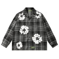 Denim Tears kapok Flower Pattern Long Sleeved Shirt
