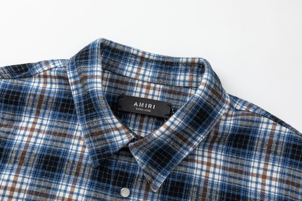 AMIRI Plaid Flannel Shirt