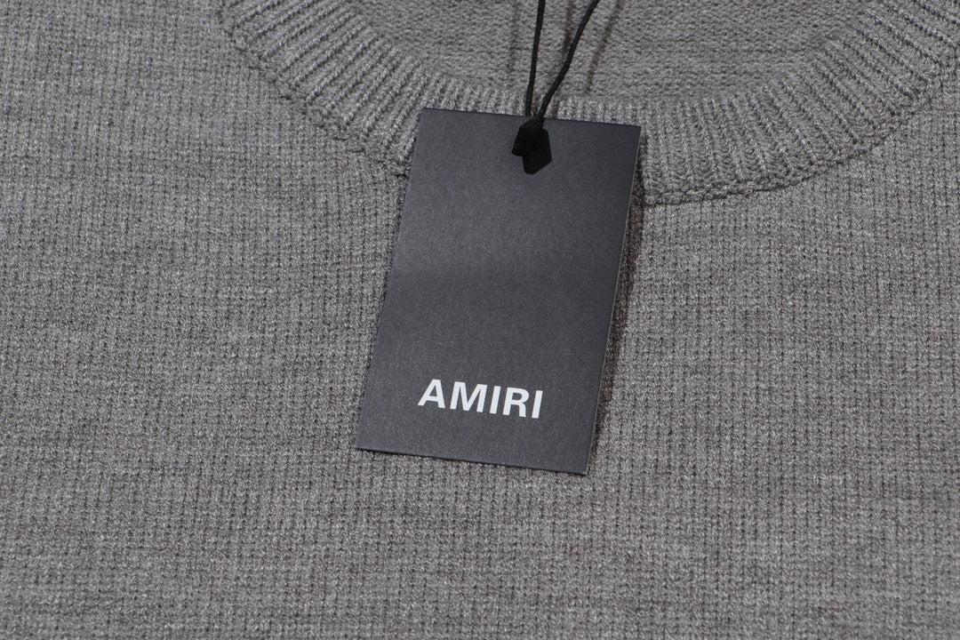 AMIRI MA Short Sleeve Sweater