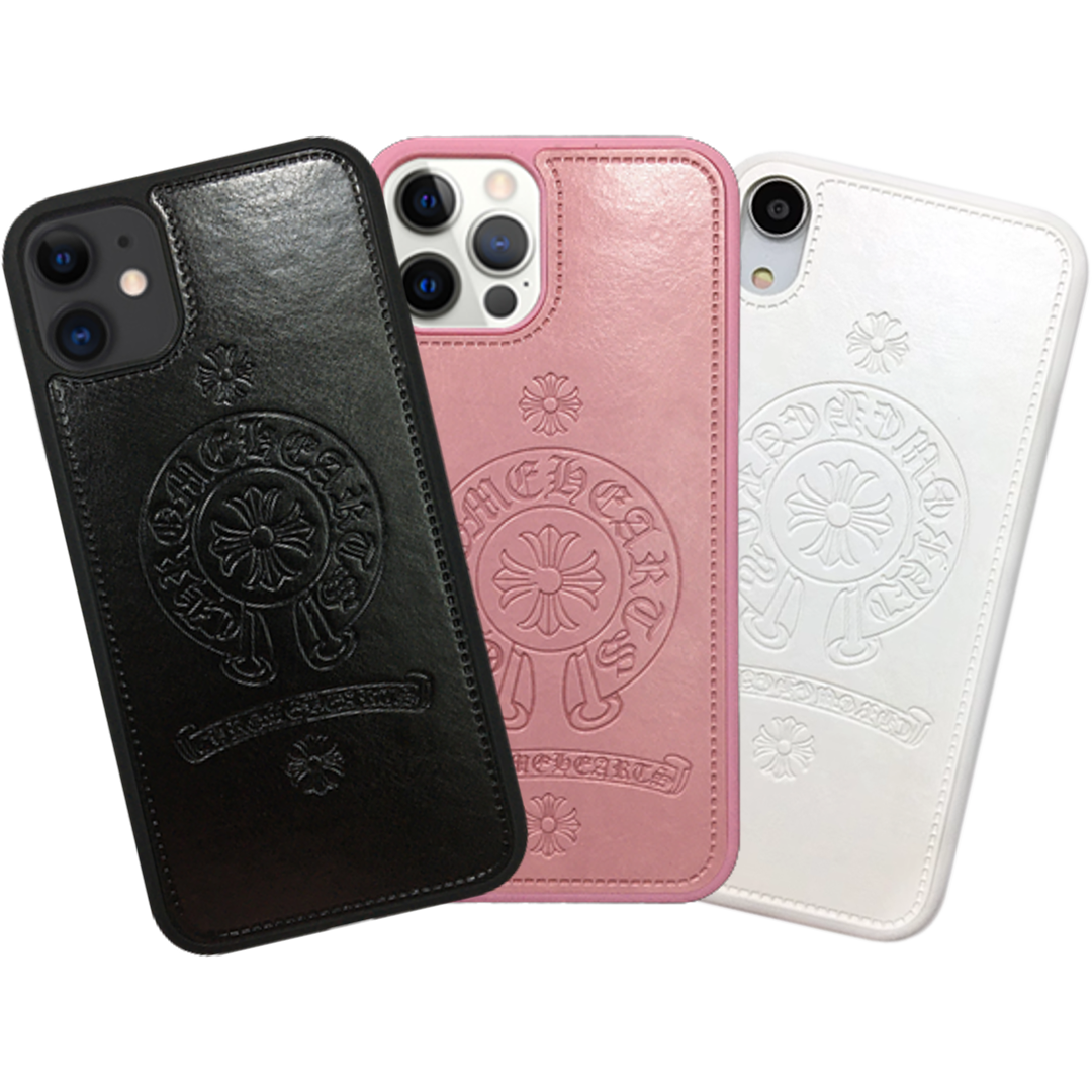 Chrome Hearts Leather iPhone Case