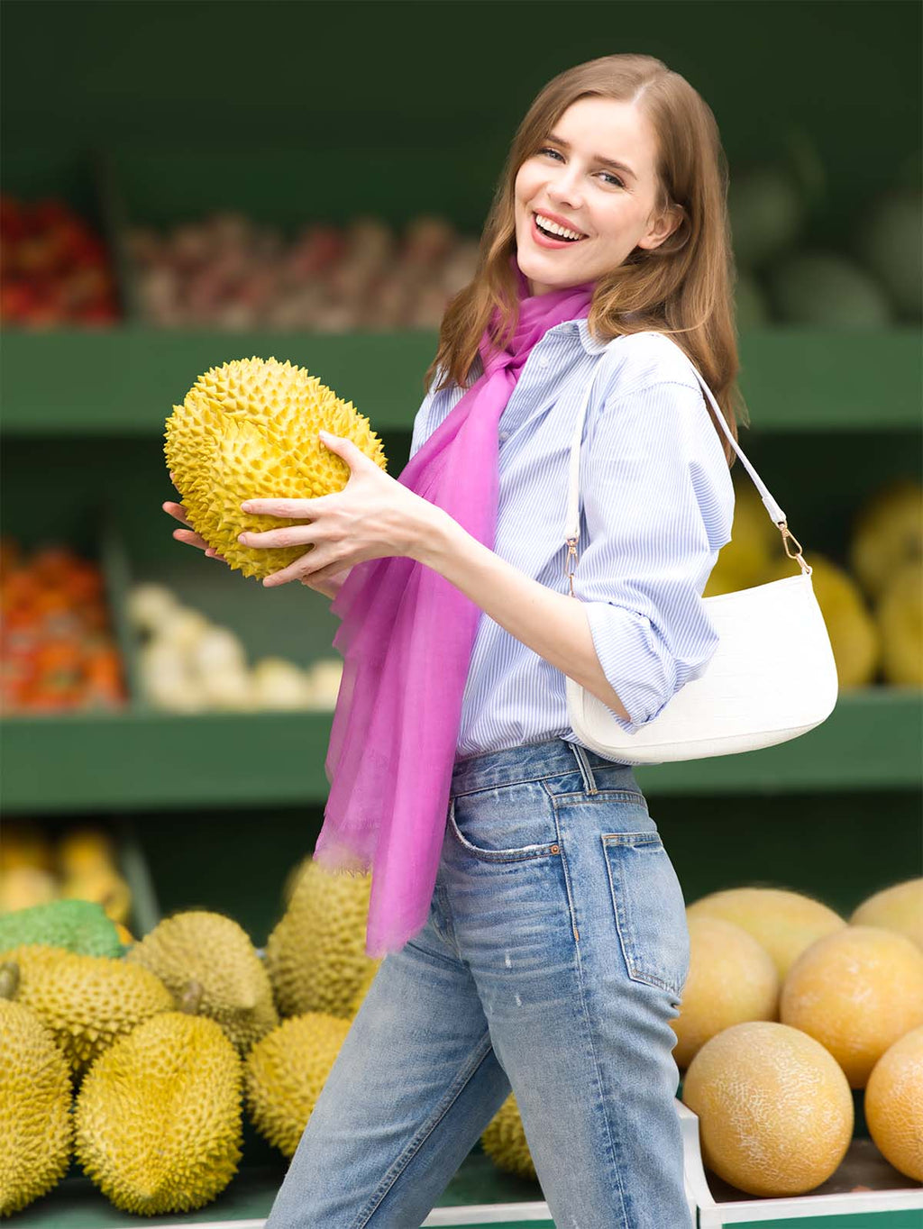 Featherlight Orchid Cashmere Scarf