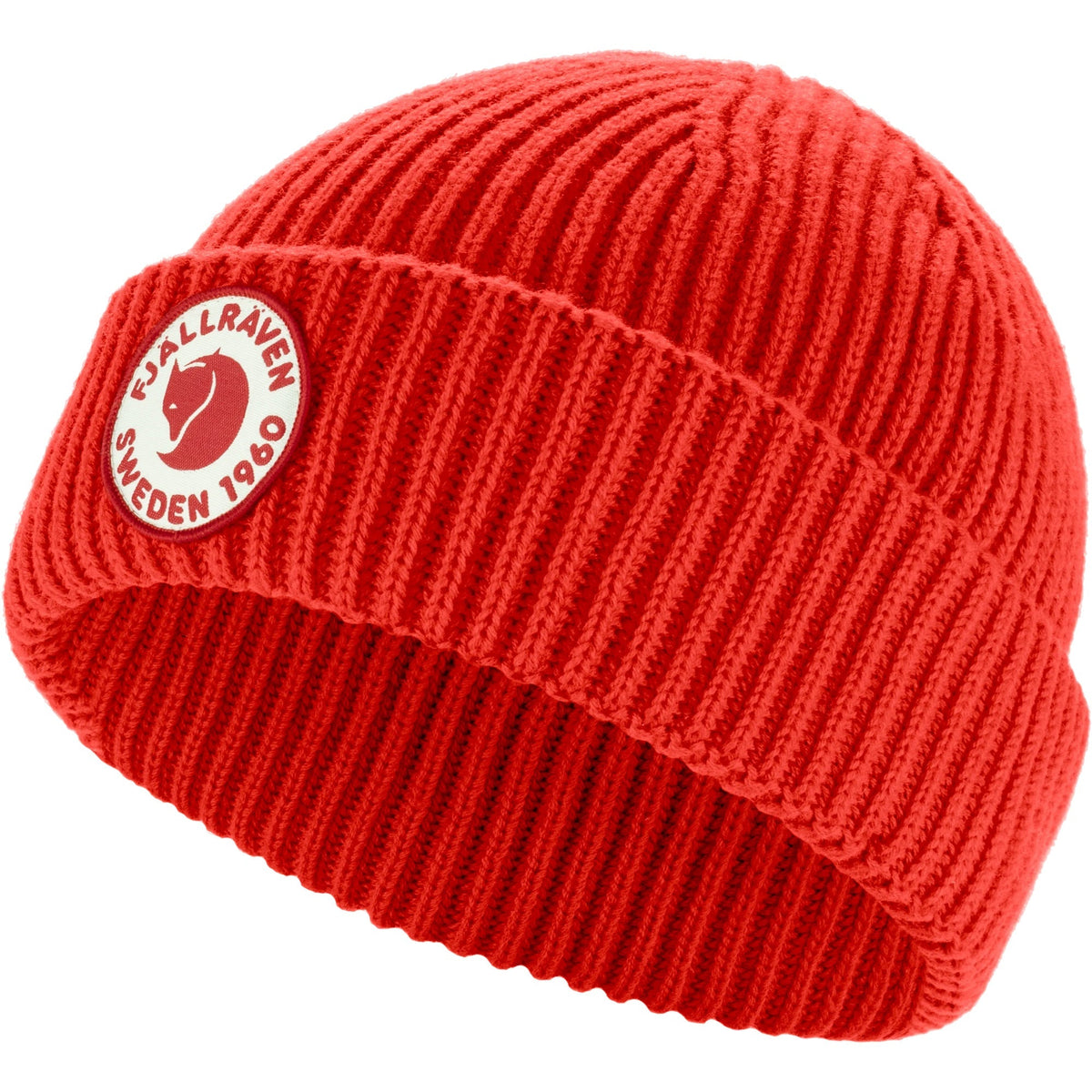 Fjallraven 1960 Lite Logo Hat in True Red