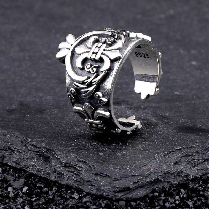 Chrome Hearts 925 sterling silver anchor open ring