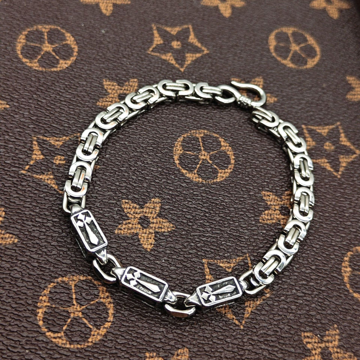 Chrome Hearts 925 Sterling silver retro bracelet