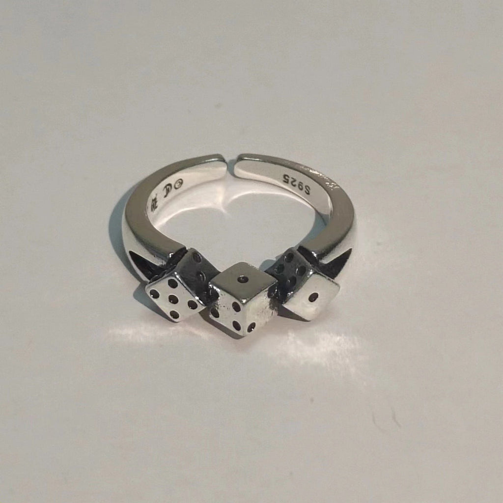 Chrome Hearts open dice rings