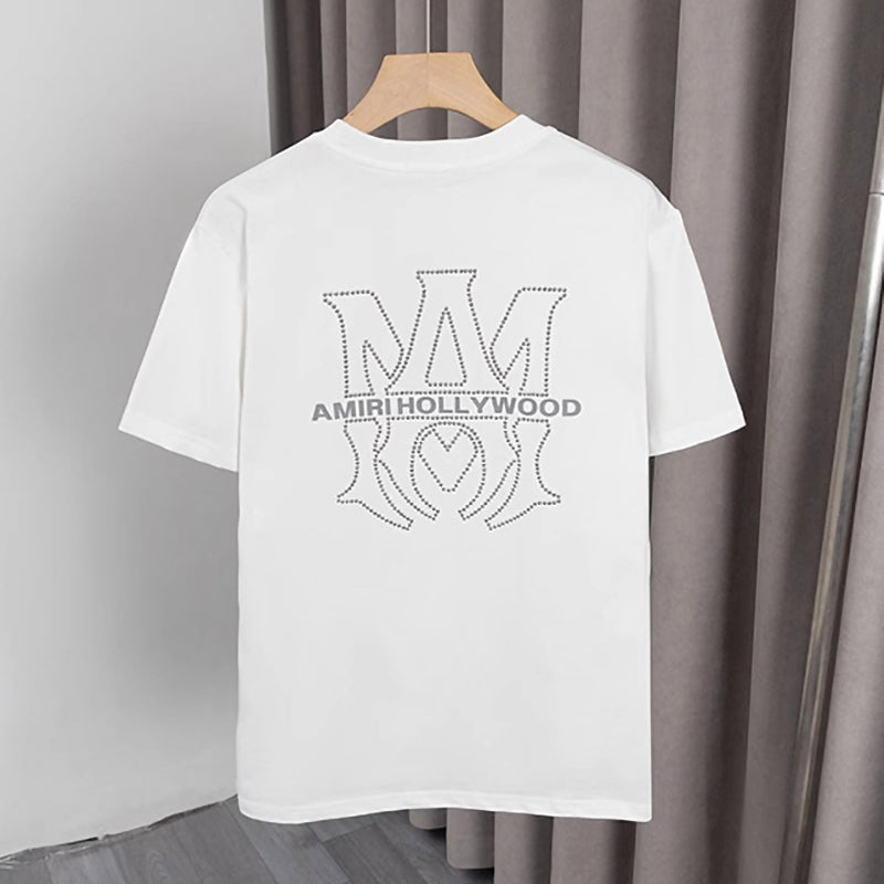 AMIRl Logo-Print Cotton-Jersey T-Shirts