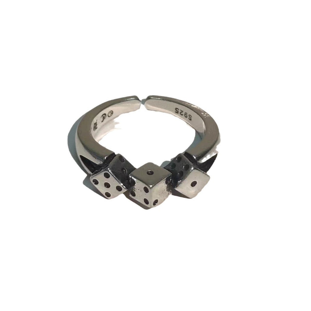 Chrome Hearts open dice rings