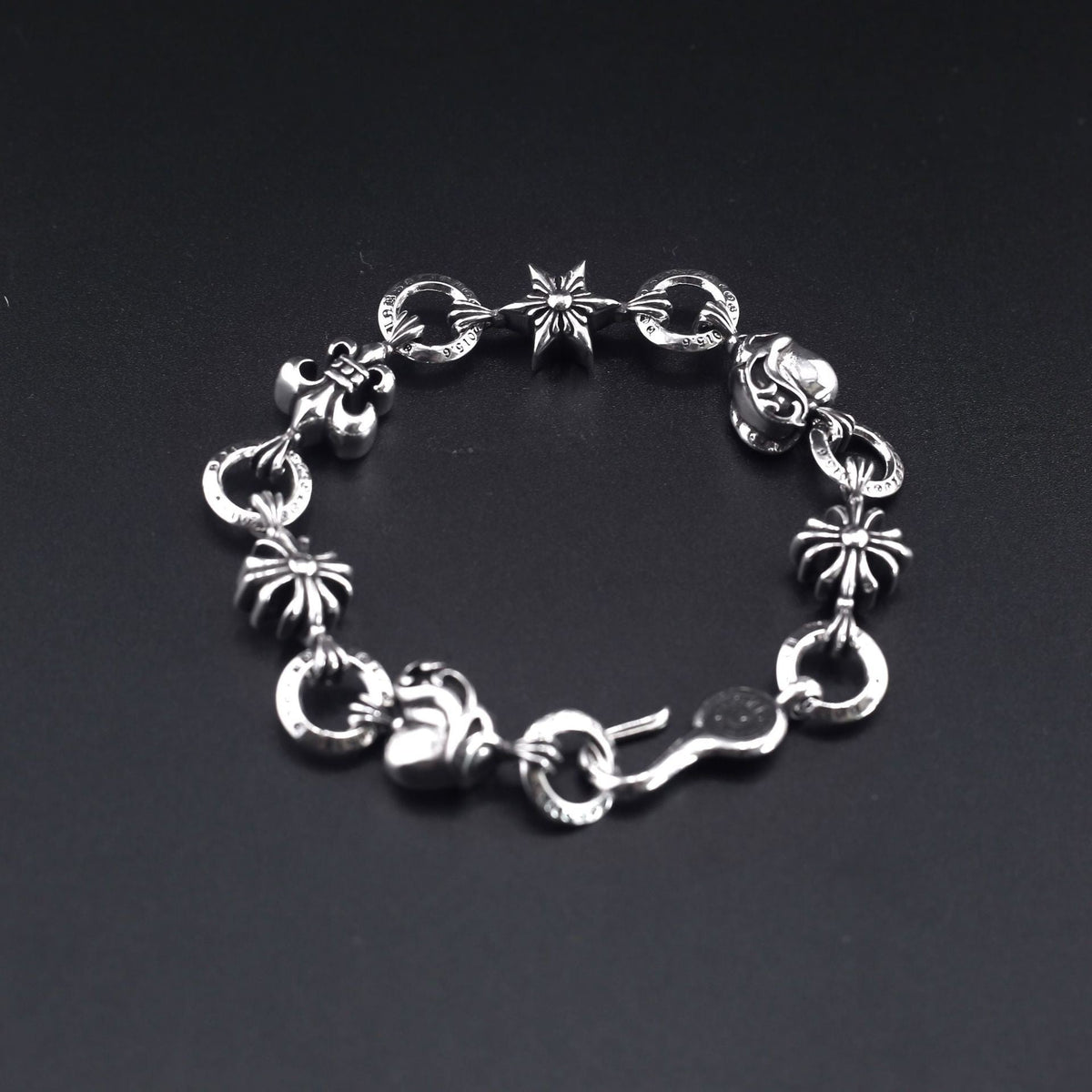 Chrome Hearts retro cross six-pointed star bracelet