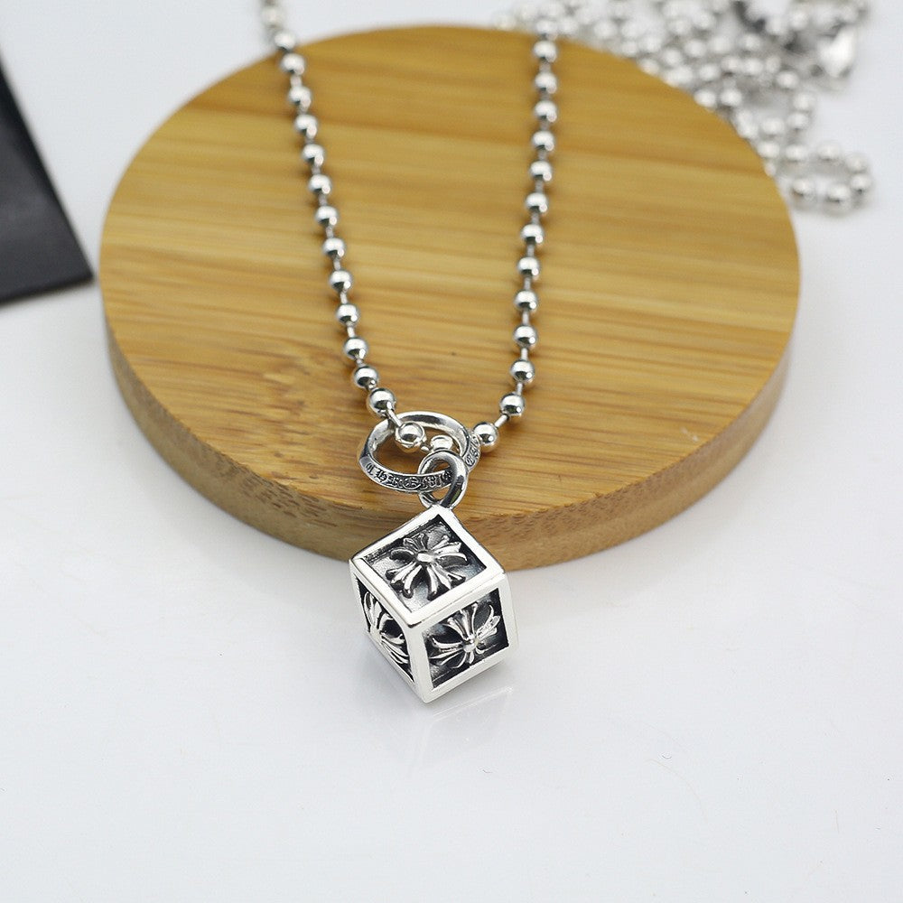 Chrome Hearts hip-hop punk dice pendant