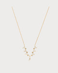 PERSEE Yellow Gold and Diamond Triangle Tennis Necklace(Yellow Gold)